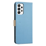 BINFEN COLOR til Samsung Galaxy A33 5G Lædercover BF36 Blomstret mønster Telefoncover RFID-blokerende pung stativ