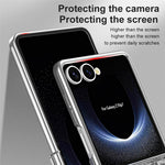 Til Samsung Galaxy Z Flip7 5G etui Mekanisk Legende Galvanisering PC Telefoncover