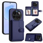 For Xiaomi 15 Ultra Case RFID Blocking Card Holder Kickstand TPU + PU Leather Phone Back Cover