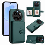 For Xiaomi 15 Ultra Case RFID Blocking Card Holder Kickstand TPU + PU Leather Phone Back Cover