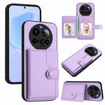 For Xiaomi 15 Ultra Case RFID Blocking Card Holder Kickstand TPU + PU Leather Phone Back Cover