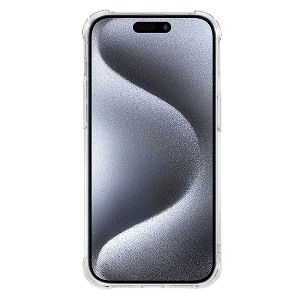 WANLONFENG For iPhone 11 Pro Max TPU Case WL3 Series 1.5mm Phone Cover (Big Lens Hole) with Tempered Glass