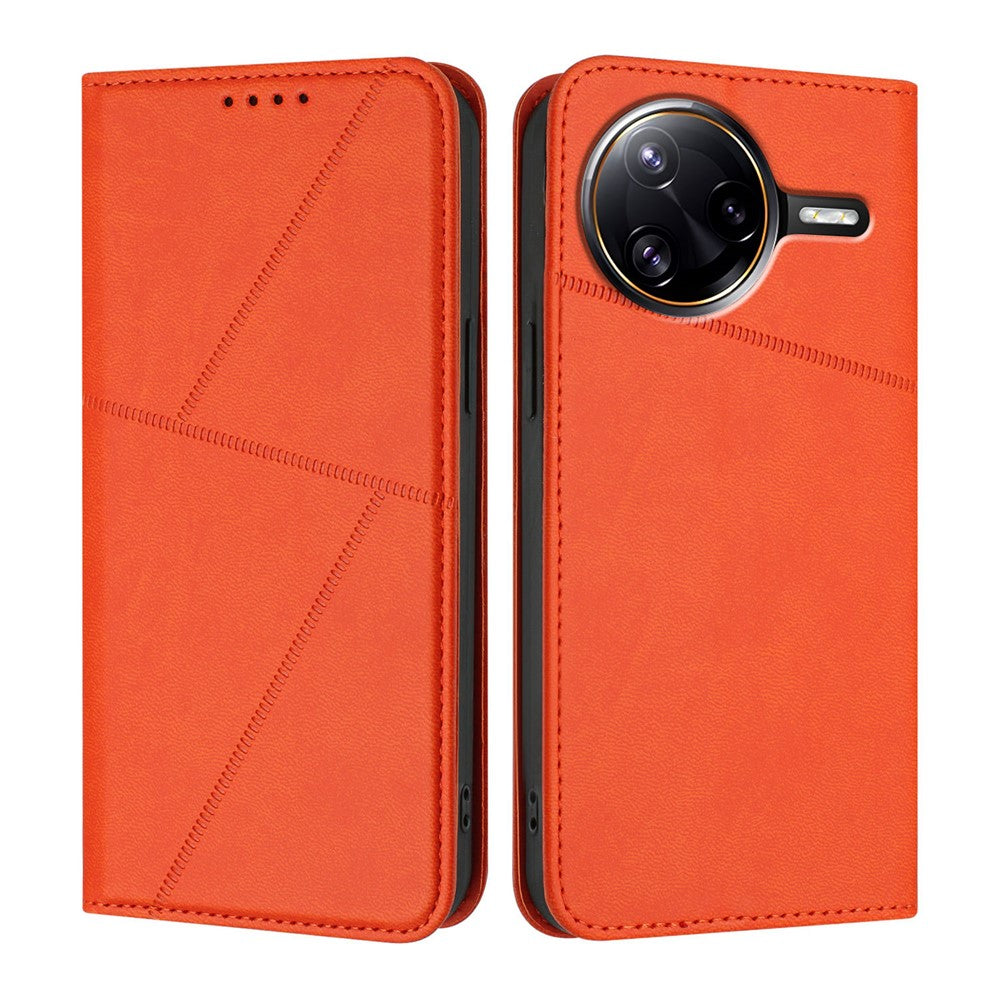 Xiaomi Poco F7 Ultra 5G / Xiaomi Redmi K80 Pro 5G-plånboksfodral med magnetisk stängning, läderflipfodral och stativ