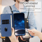 For Xiaomi Redmi Note 14 4G (164.84mm) Wallet Case Magnetic Closure Leather Flip Phone Cover with Stand