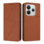 For Xiaomi Redmi Note 14 4G (164.84mm) Wallet Case Magnetic Closure Leather Flip Phone Cover with Stand