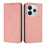 Xiaomi Redmi Note 14 4G (164.84mm) Plånboksfodral Magnetisk stängning Läder Flip mobilfodral med Stativ