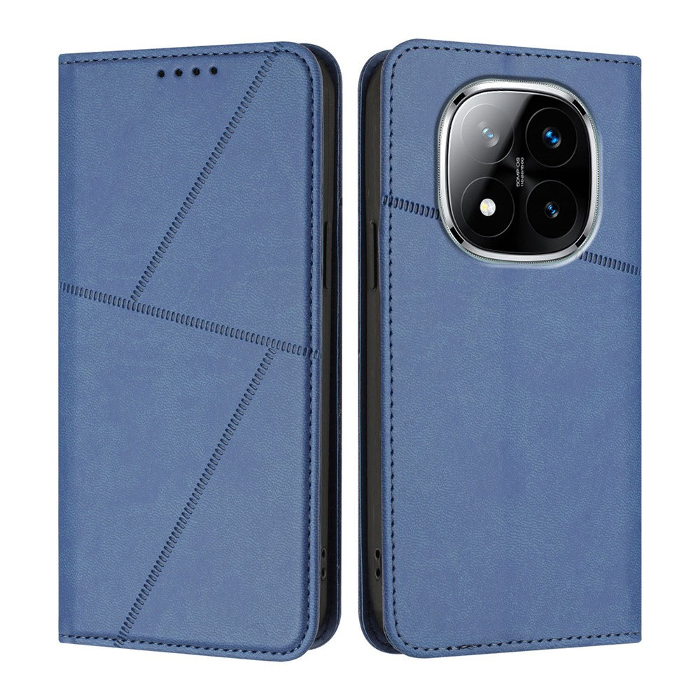 Xiaomi Redmi Note 14 Pro+ 5G / Xiaomi Redmi Note 14 Pro 4G / Xiaomi Poco X7 5G / Xiaomi Redmi Note 14 Pro 5G Plånboksfodral Magnetisk stängning Läderflikfodral med stativ