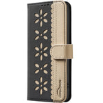 BINFEN COLOR For Xiaomi Poco M7 Pro 5G / Xiaomi Redmi Note 14 5G Leather Case  BF36 Floral Pattern Phone Cover RFID Blocking Wallet Stand