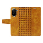 For Xiaomi Redmi A5 NFC (EU) (173.45mm) Leather Case Wallet Stand Grids Imprinted Phone Cover with Strap