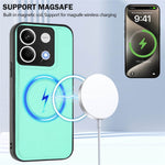Xiaomi Redmi Note 13 5G Magnetiskt Skal TPU + PU Läder mobil Baksida med Avtagbar Korthållare