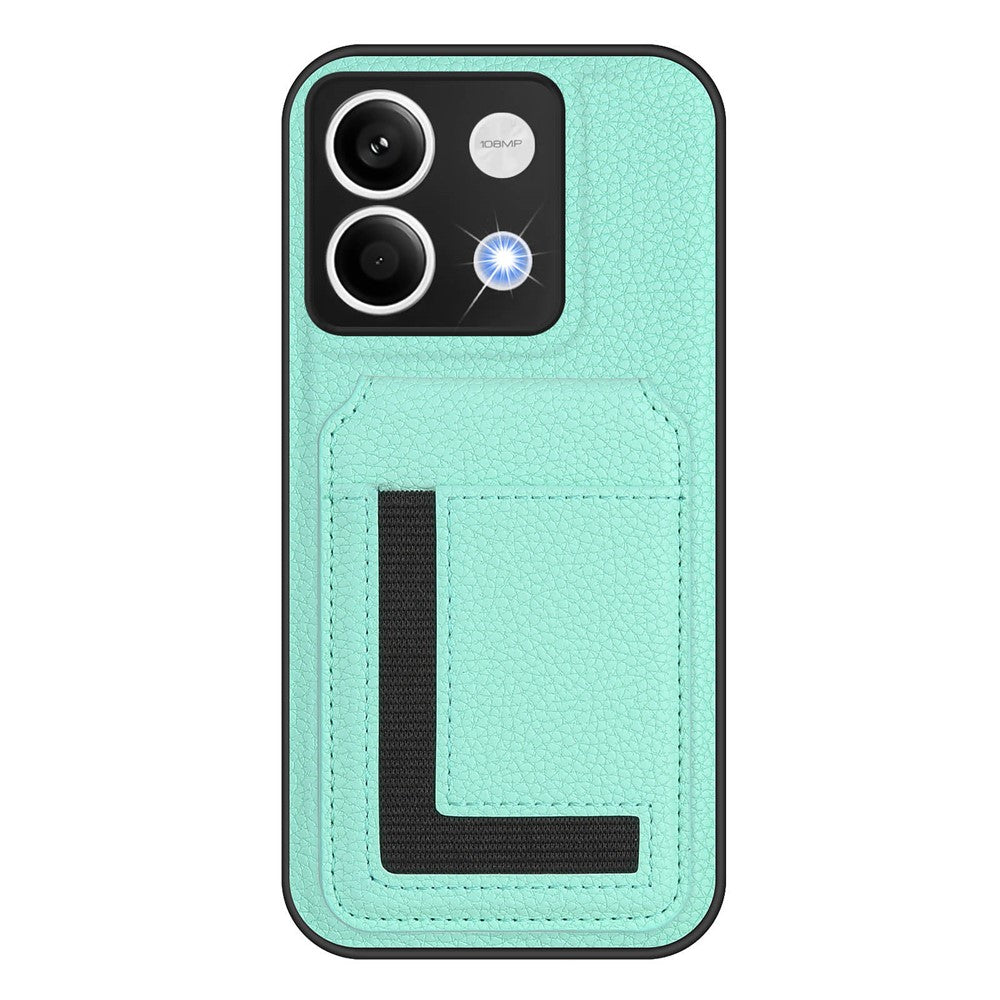 Xiaomi Redmi Note 13 5G Magnetiskt Skal TPU + PU Läder mobil Baksida med Avtagbar Korthållare