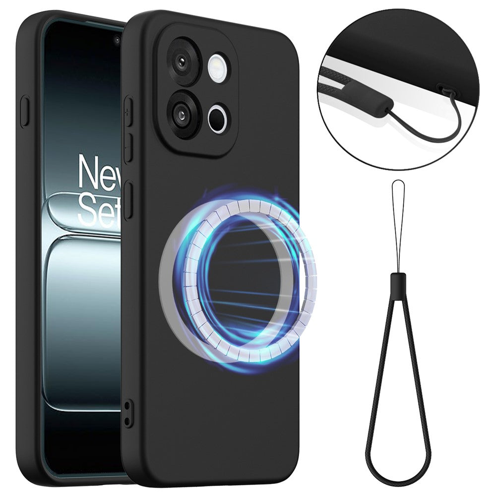Magnetisk cover til OnePlus 13s 5G / OnePlus 13T 5G, faldsikkert flydende silikonemobilcover