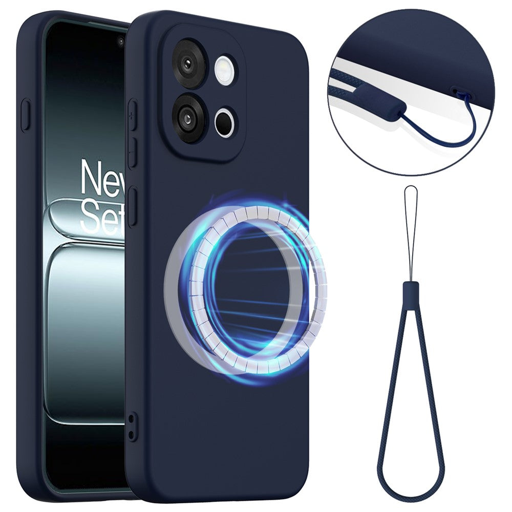 Magnetisk cover til OnePlus 13s 5G / OnePlus 13T 5G, faldsikkert flydende silikonemobilcover
