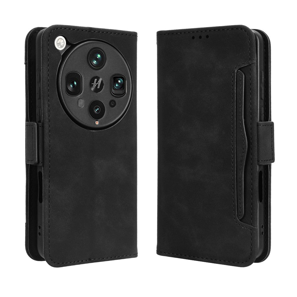 For Oppo Find X8 Ultra 5G Leather Case Phone Wallet Cover with Multiple Card Slots
