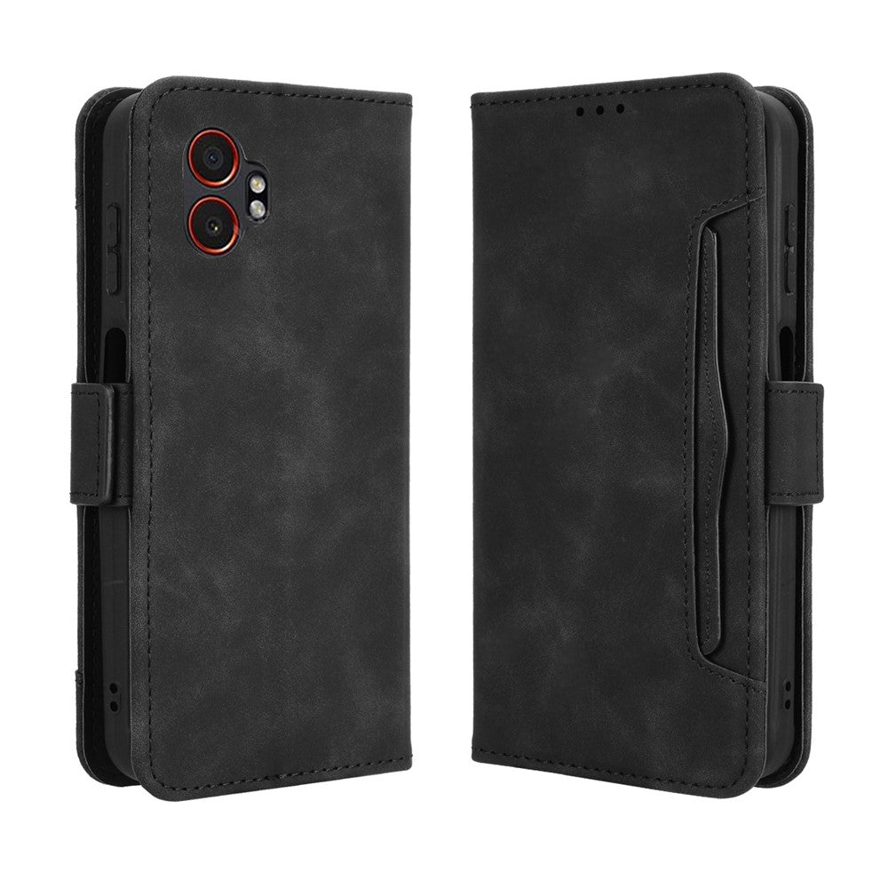 For Samsung Galaxy XCover7 Pro Leather Case Phone Wallet Cover with Multiple Card Slots