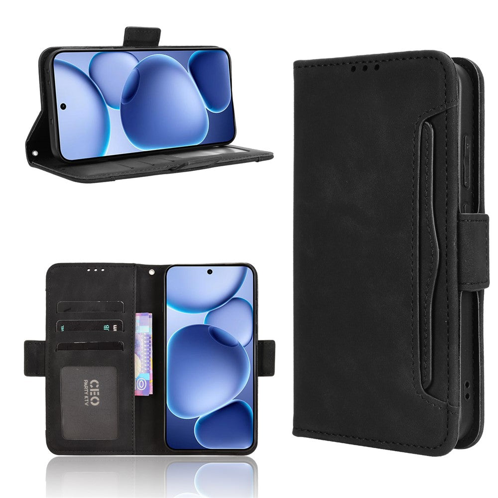 For Oppo Find X8s 5G Leather Case Phone Wallet Cover with Multiple Card Slots