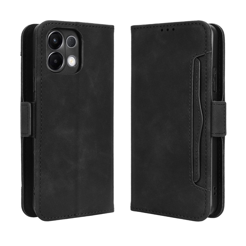 For Oppo K13 5G Leather Case Phone Wallet Cover with Multiple Card Slots