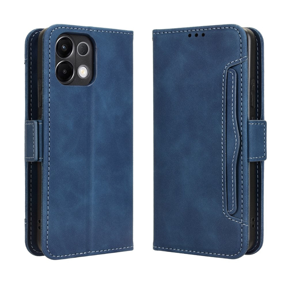 For Oppo K13 5G Leather Case Phone Wallet Cover with Multiple Card Slots