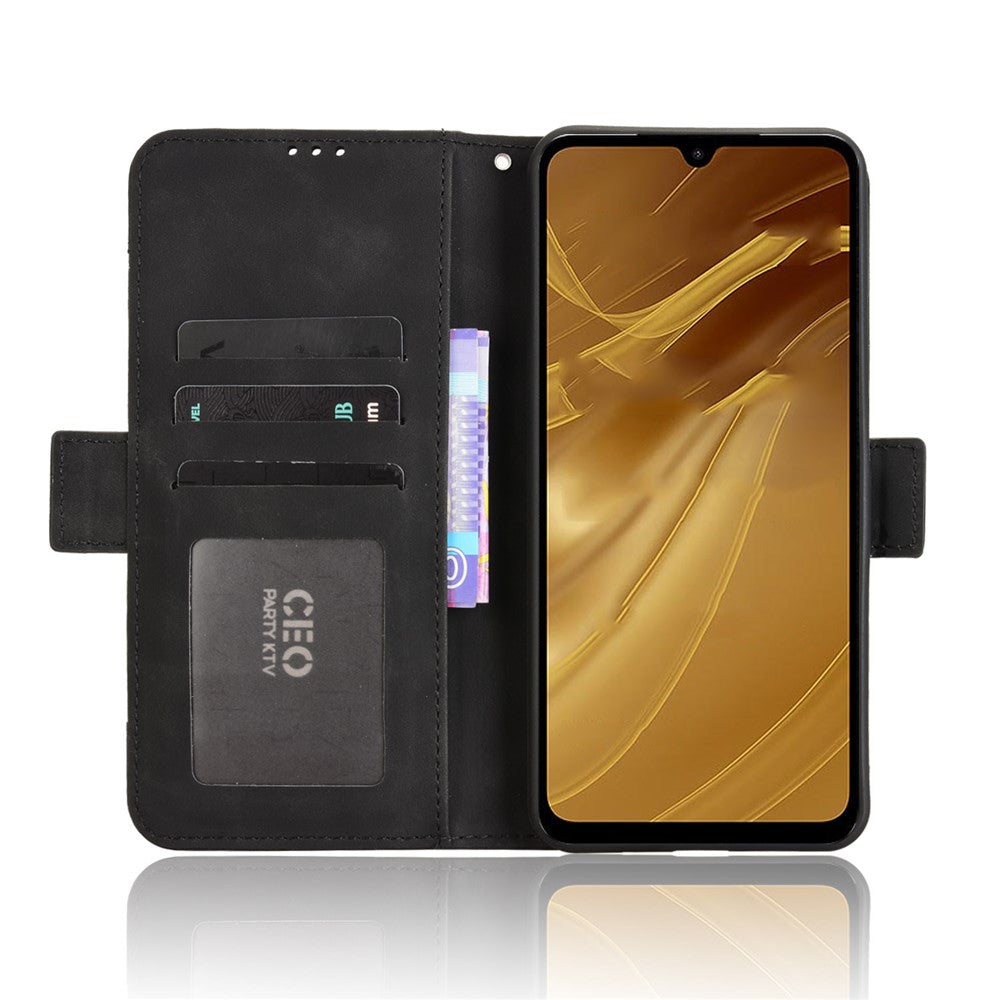 For Xiaomi Redmi A5 NFC (EU) (173.45mm) Leather Case Phone Wallet Cover with Multiple Card Slots