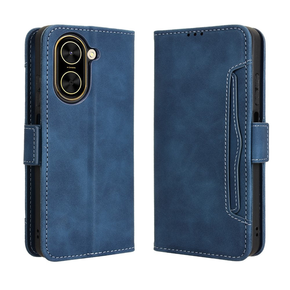 For Xiaomi Redmi A5 NFC (EU) (173.45mm) Leather Case Phone Wallet Cover with Multiple Card Slots