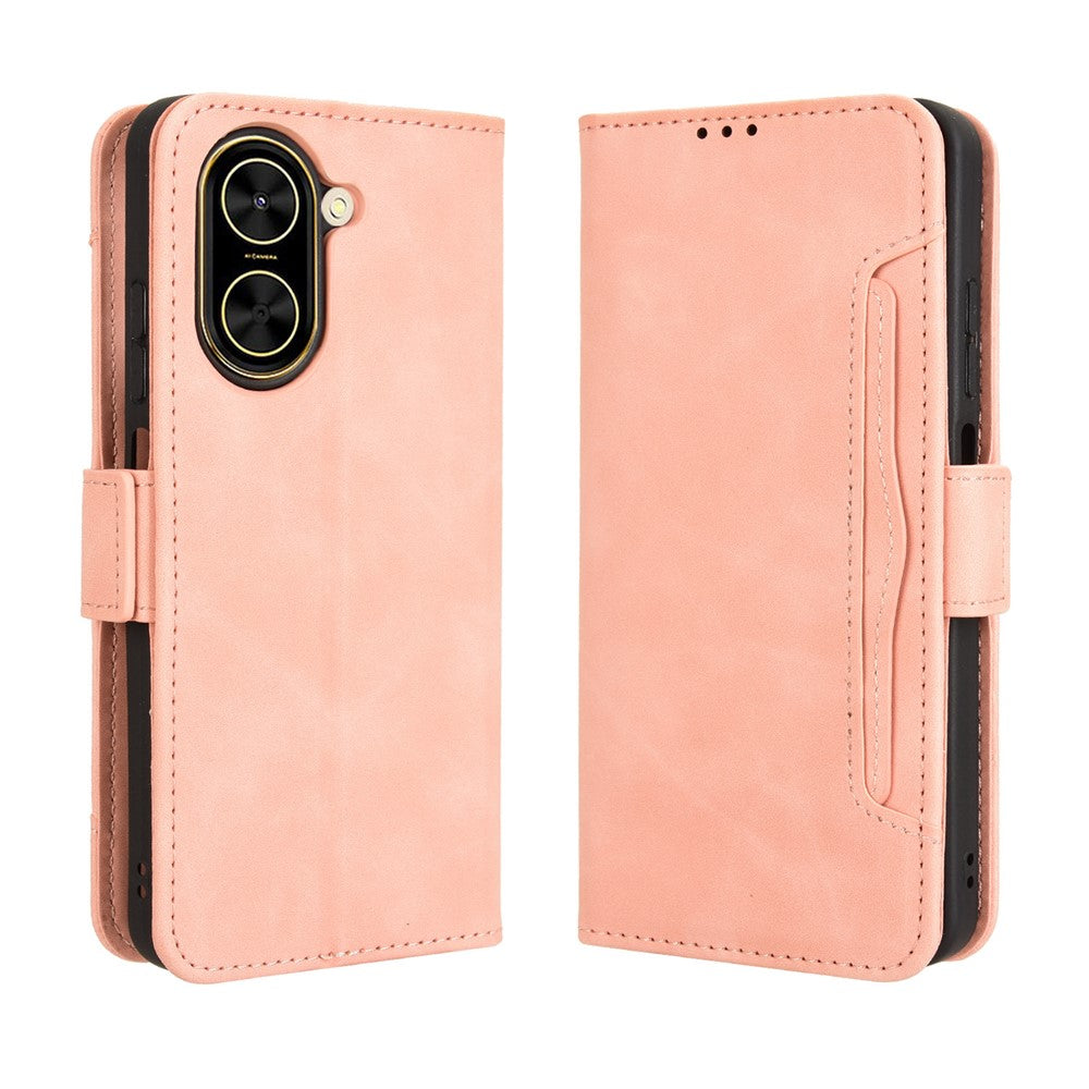 For Xiaomi Redmi A5 NFC (EU) (173.45mm) Leather Case Phone Wallet Cover with Multiple Card Slots