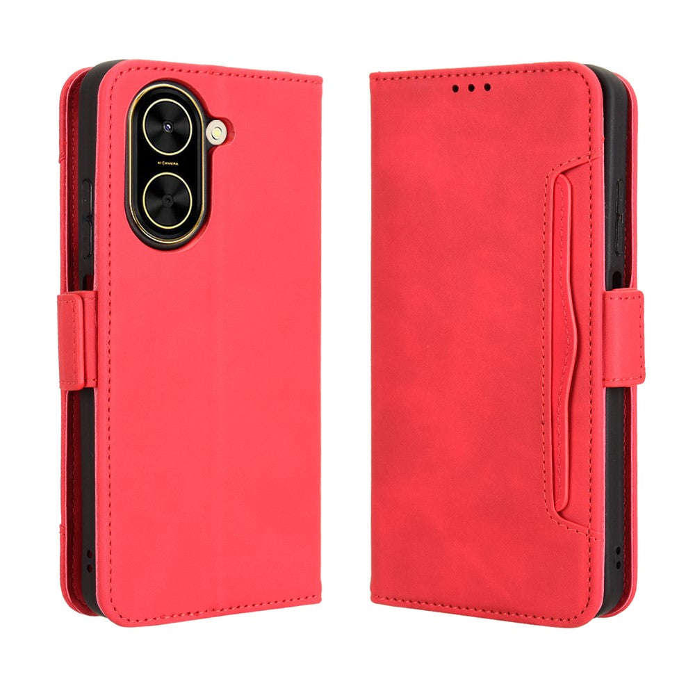For Xiaomi Redmi A5 NFC (EU) (173.45mm) Leather Case Phone Wallet Cover with Multiple Card Slots