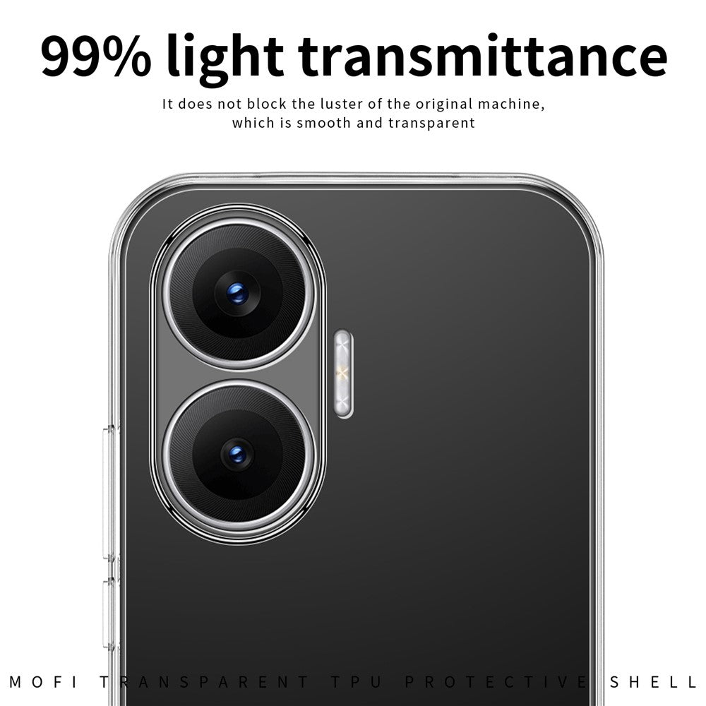 MOFI For Xiaomi Poco F7 5G / Redmi Turbo 4 Pro 5G Clear Phone Case  Ultra-Thin TPU Phone Back Cover