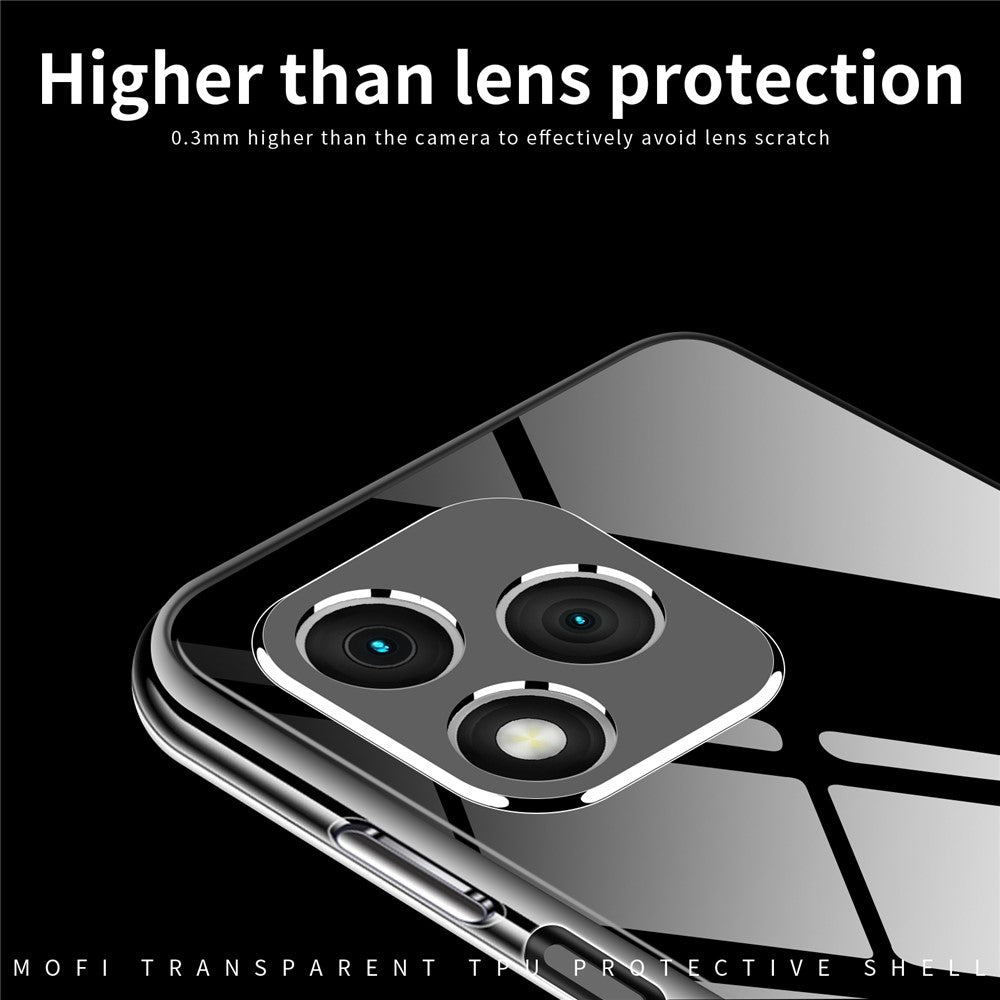 MOFI For Honor X70i Clear Phone Case  Ultra-Thin TPU Phone Back Cover
