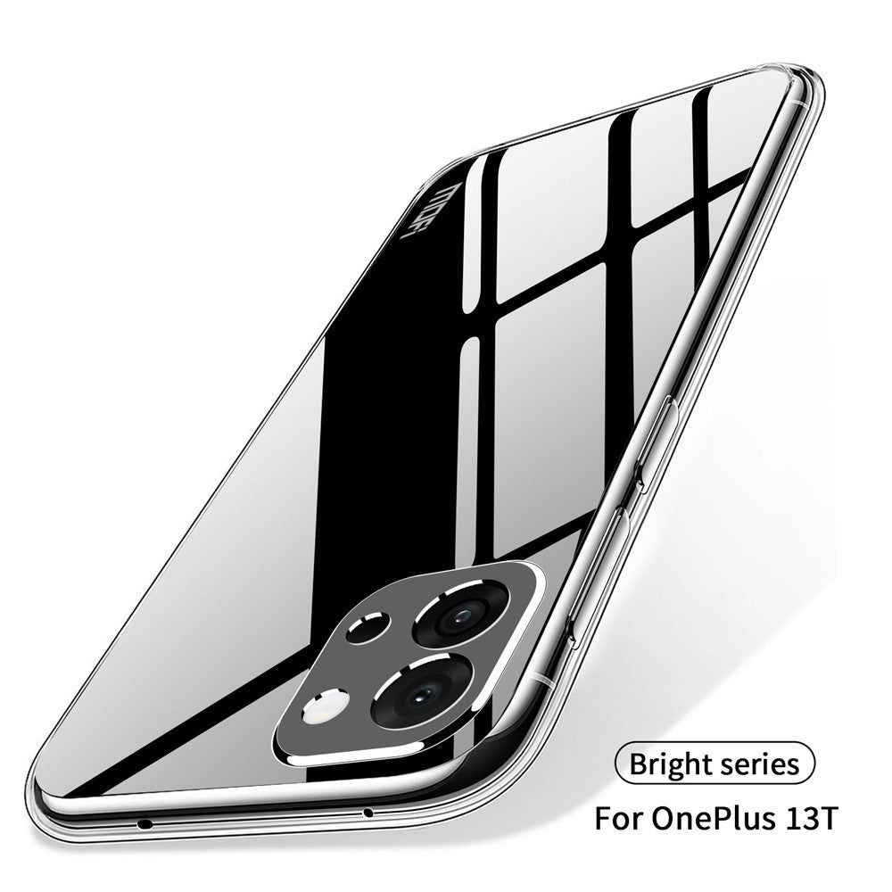 MOFI För OnePlus 13T 5G Genomskinligt mobilskal Ultratunt TPU mobil Baksida