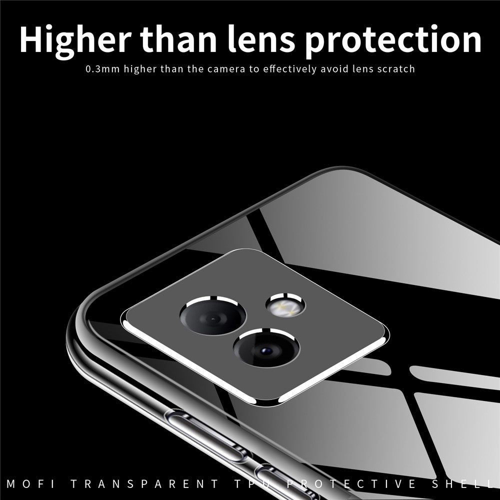 MOFI For Honor X60 GT 5G Clear Phone Case  Ultra-Thin TPU Phone Back Cover