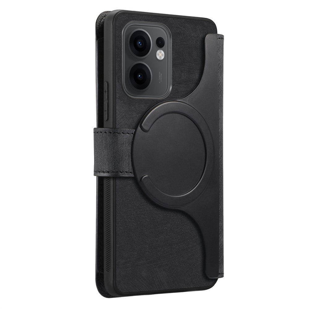 CASENEO För Oppo Reno13 F 5G (Reno 13 FS 5G) / 4G Skal MW-02 Avtagbart Magnetiskt Läderfodral med Flipfunktion