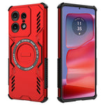 Motorola Edge 50 Pro 5G Magnetiskt Skal Butterfly Armor Hollow Värmeavledande PC + TPU mobilskal