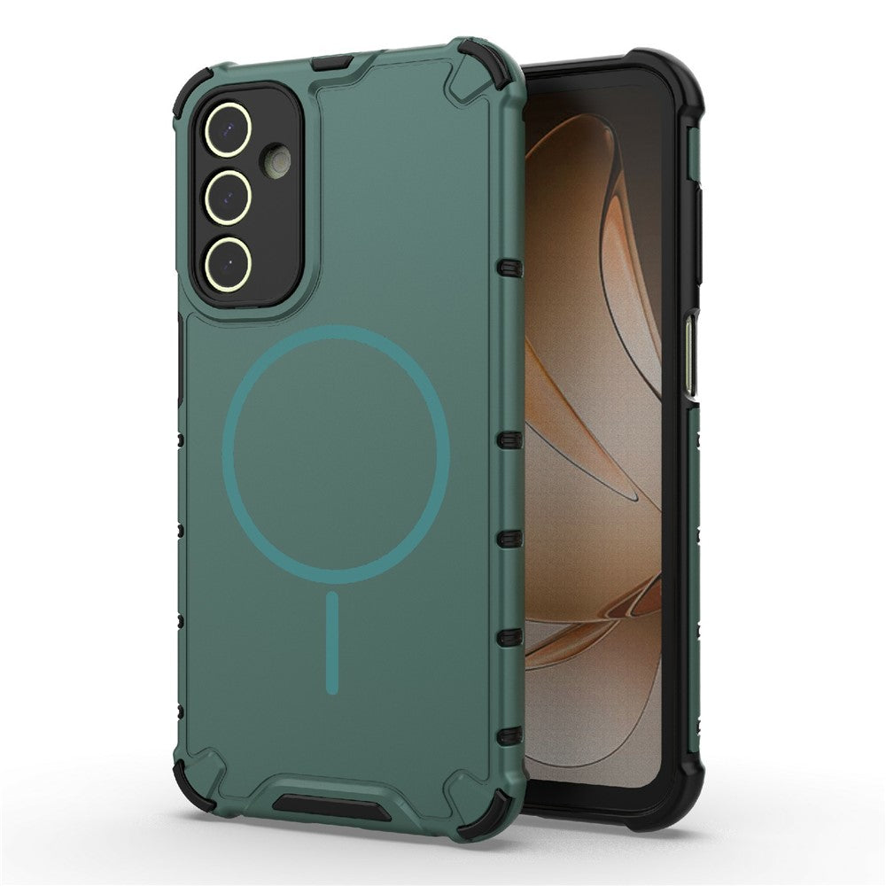 For Samsung Galaxy A15 5G / 4G magnetisk cover Varmeafledende stødsikker TPU + PC telefonbagside