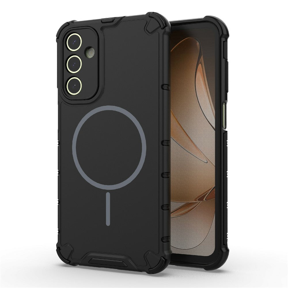 For Samsung Galaxy A15 5G / 4G magnetisk cover Varmeafledende stødsikker TPU + PC telefonbagside