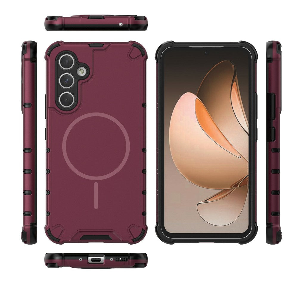 For Samsung Galaxy A54 5G Magnetic Case Heat Dissipation Shockproof TPU + PC Phone Back Cover