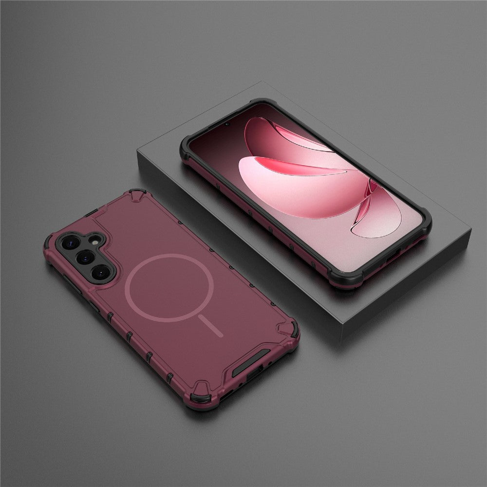 For Samsung Galaxy A35 5G Magnetic Case Heat Dissipation Shockproof TPU + PC Phone Back Cover