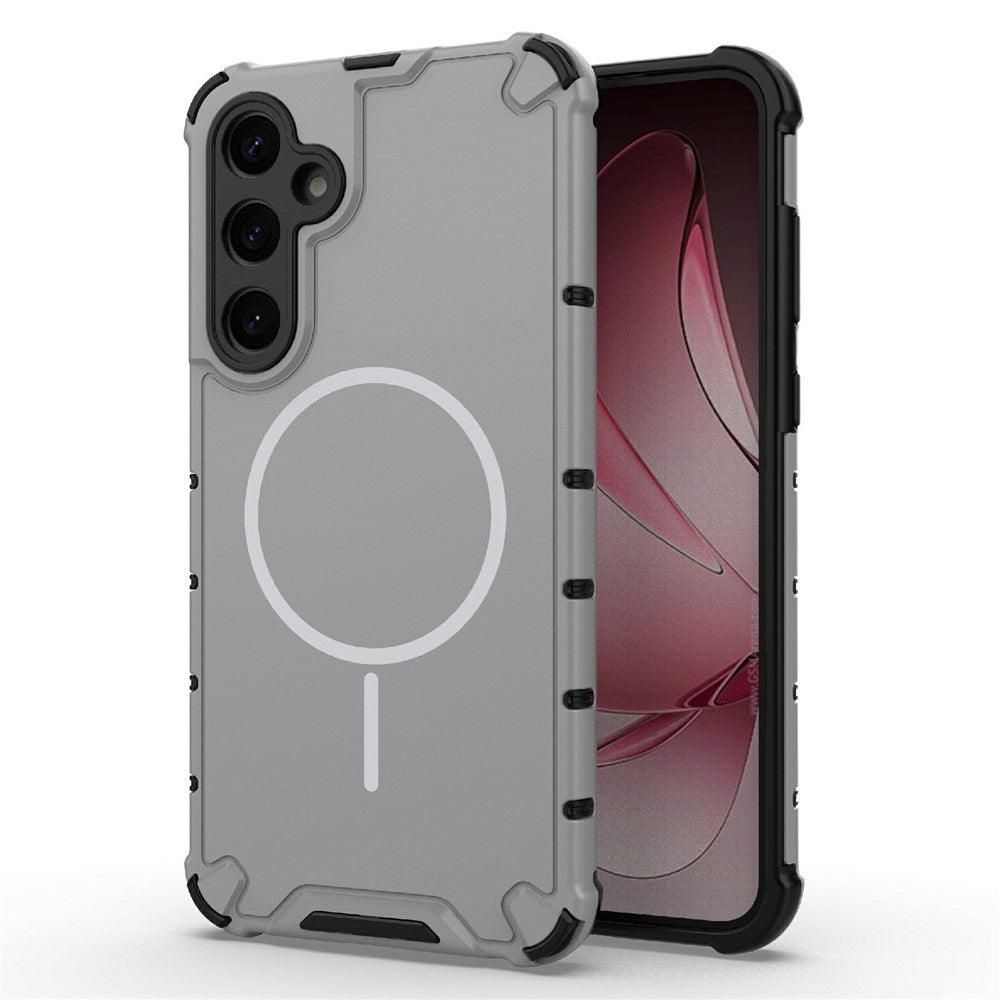For Samsung Galaxy A35 5G Magnetic Case Heat Dissipation Shockproof TPU + PC Phone Back Cover