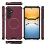 Til Samsung Galaxy A55 5G Magnetisk Etui Varmeafledning Stødsikker TPU + PC Telefonbagcover