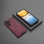 Til Samsung Galaxy A55 5G Magnetisk Etui Varmeafledning Stødsikker TPU + PC Telefonbagcover
