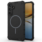 Til Samsung Galaxy A55 5G Magnetisk Etui Varmeafledning Stødsikker TPU + PC Telefonbagcover