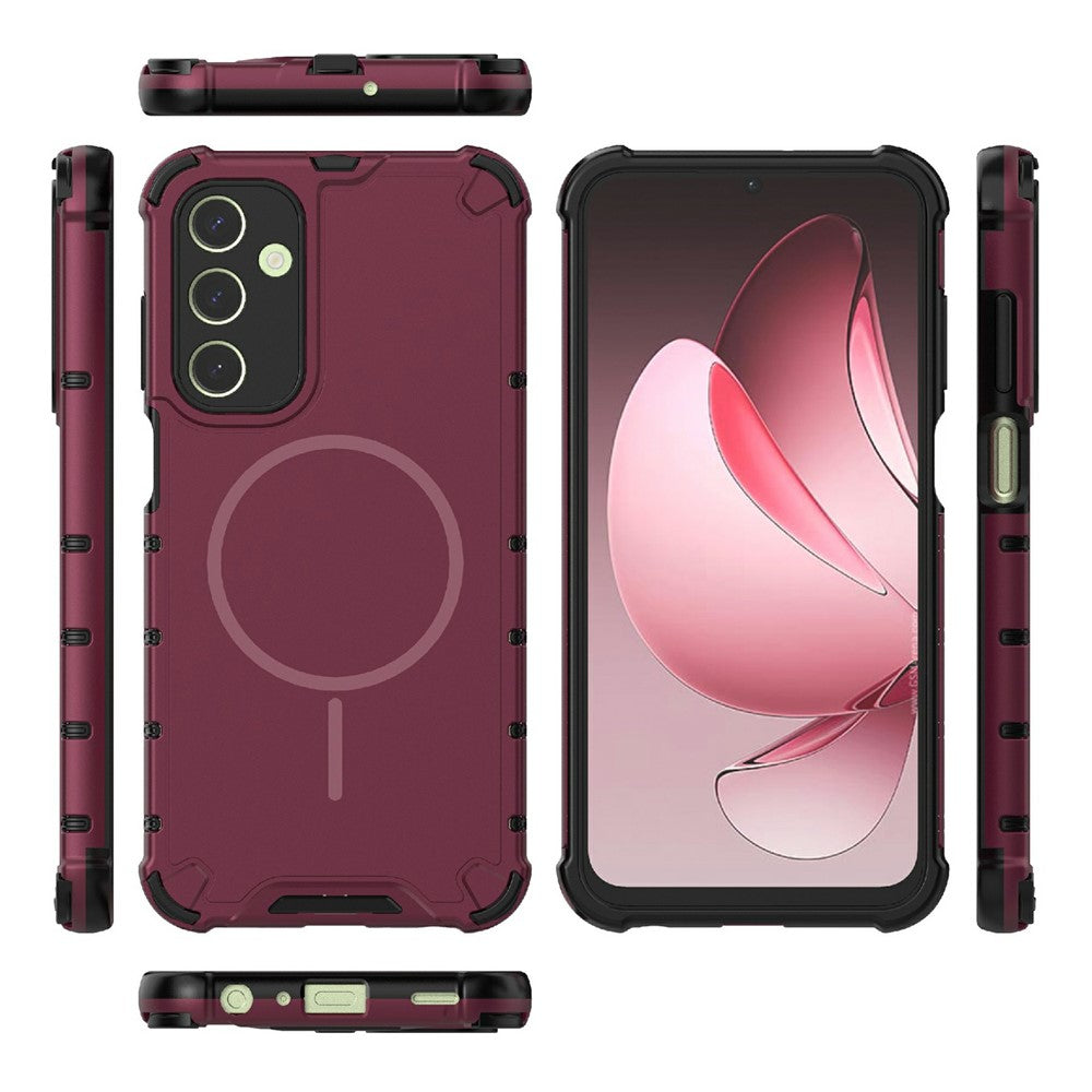 For Samsung Galaxy A25 5G (Global) (161.0mm) Magnetic Case Heat Dissipation Shockproof TPU + PC Phone Back Cover