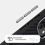 ABEEL For Oppo Reno14 Pro 5G (Global) Magnetic Case Wide Carbon Fiber Texture Back Cover