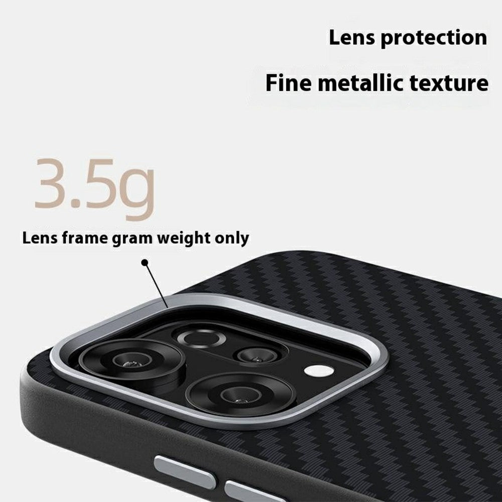 ABEEL For Oppo Reno14 Pro 5G (Global) Magnetic Case Wide Carbon Fiber Texture Back Cover