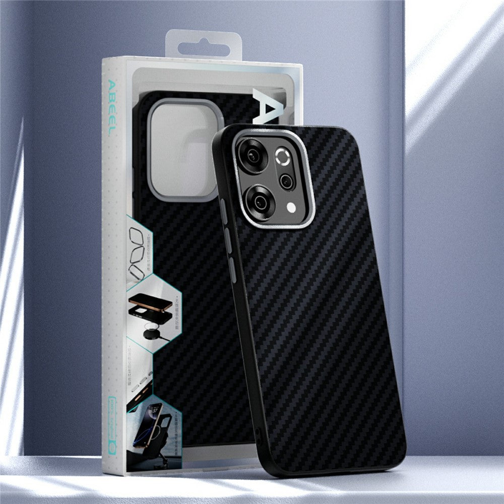 ABEEL For Oppo Reno14 Pro 5G (Global) Magnetic Case Wide Carbon Fiber Texture Back Cover