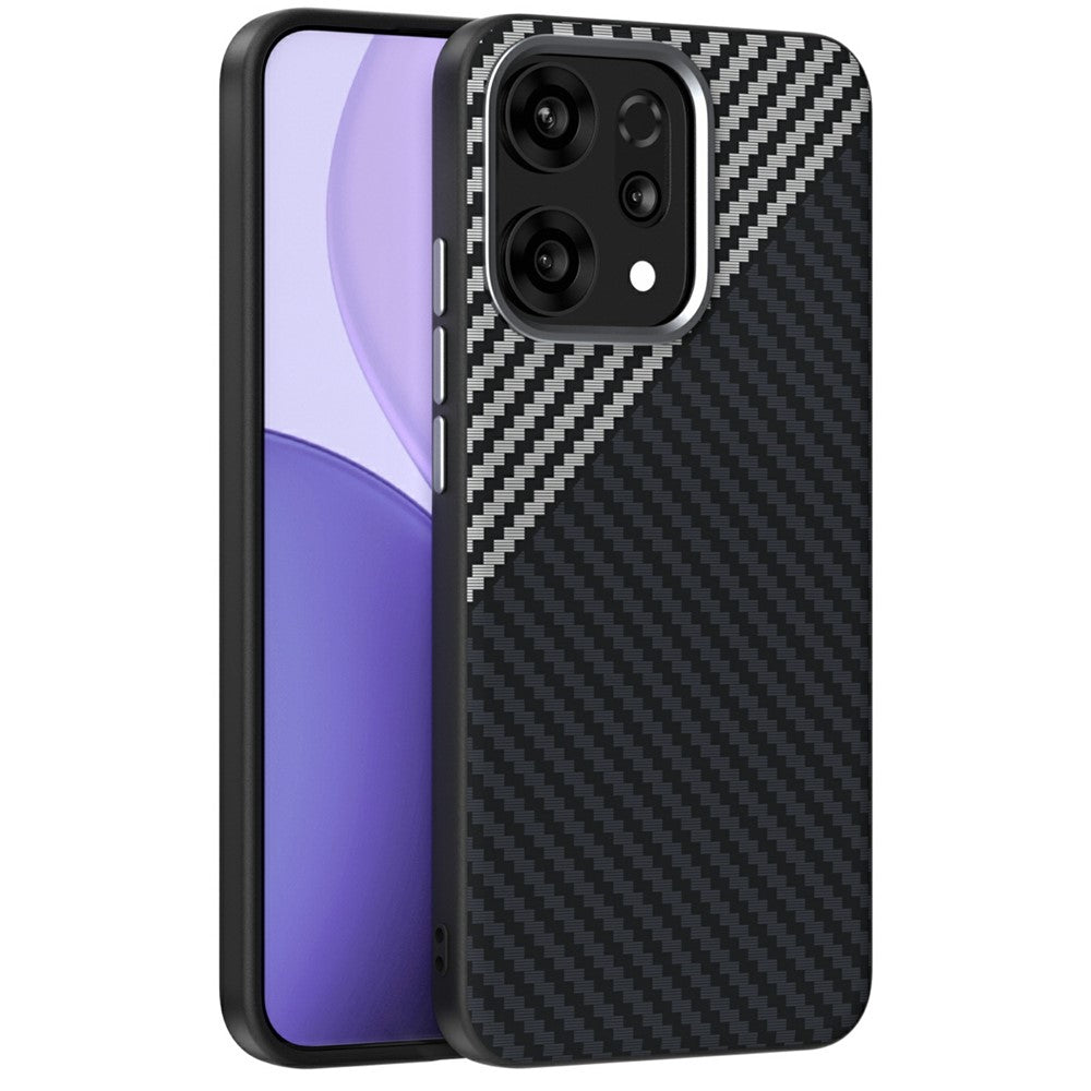 ABEEL For Oppo Reno14 Pro 5G (Global) Magnetic Case Wide Carbon Fiber Texture Back Cover