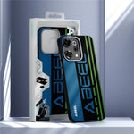 ABEEL For Oppo Reno14 Pro 5G (Global) Magnetic Case Micro-Embossing 6D Printed PC TPU Aluminum Alloy Leather Phone Cover