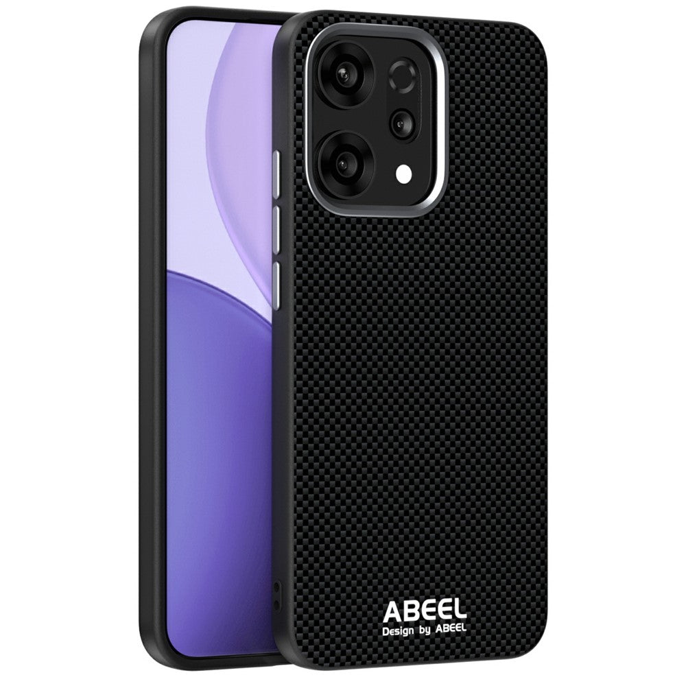 ABEEL magnetiskt fodral med tryck i PC, TPU, aluminiumlegering och läder för Oppo Reno14 Pro 5G (Global)