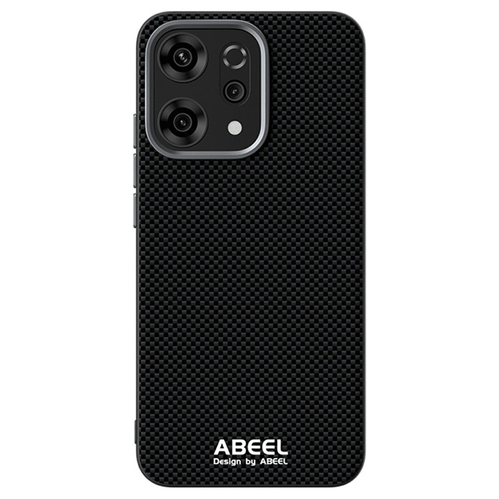 ABEEL magnetiskt fodral med tryck i PC, TPU, aluminiumlegering och läder för Oppo Reno14 Pro 5G (Global)