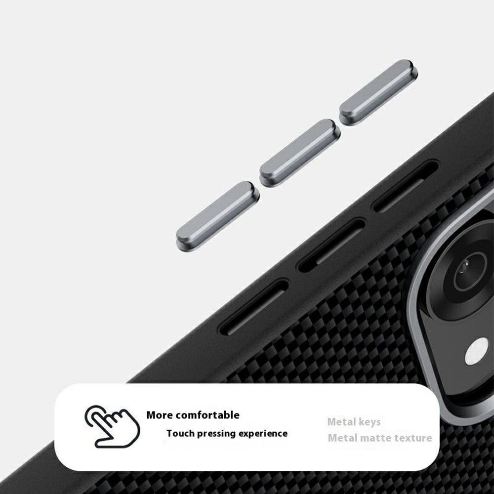 ABEEL magnetiskt fodral med tryck i PC, TPU, aluminiumlegering och läder för Oppo Reno14 Pro 5G (Global)