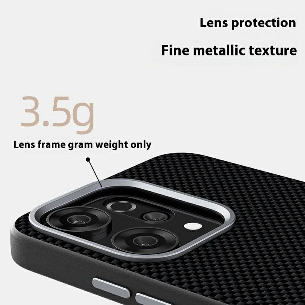 ABEEL magnetiskt fodral med tryck i PC, TPU, aluminiumlegering och läder för Oppo Reno14 Pro 5G (Global)